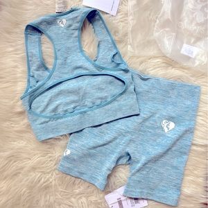 Womens Best Seamless Shorts & Bra Set Small NWT